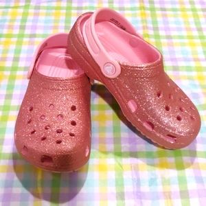 Crocs KIDS' CLASSIC GLITTER CLOG